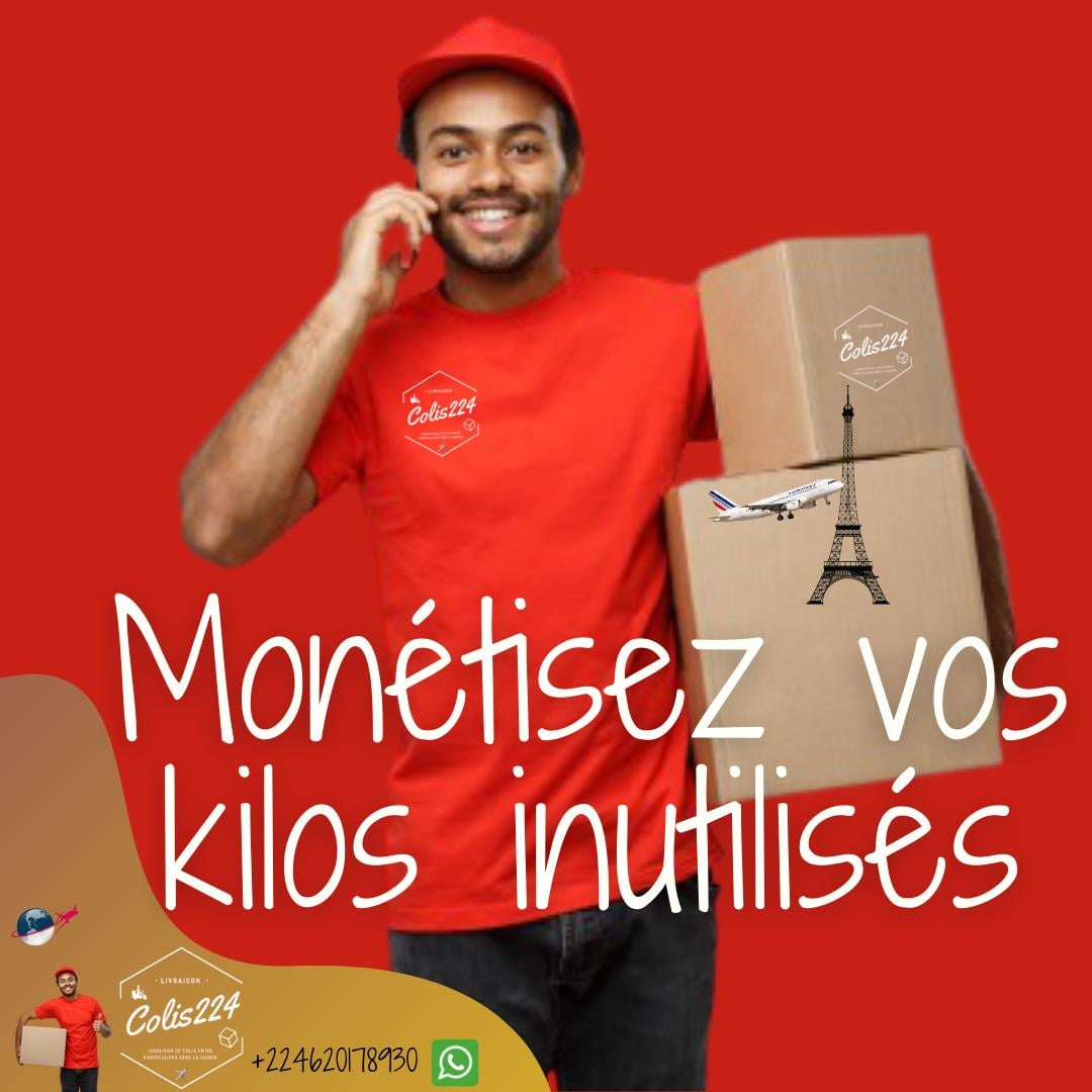 Colis224 - revendre vos kilos inutilisés